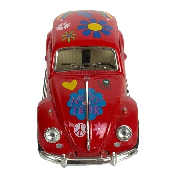 Kinsmart Diecast 3 Cars 63 Corvette Stingray 67 VW Beetle 49 Ford Woody Wagon - Picture 8 of 16